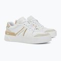 Buty damskie Lacoste L002 Evo Monograms white/light brown 8
