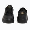 Buty damskie Lacoste Court Ace Leather black/gold 4