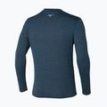 Longsleeve do biegania męski Mizuno Impulse Core Half Zip blue wing teal 2