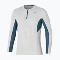 Longsleeve do biegania męski Mizuno Dryaeroflow Half Zip nimbus cloud