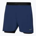 Spodenki do biegania męskie Mizuno Tech Light 5.5" 2IN1 estate blue