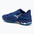 Buty do tenisa męskie Mizuno Wave Exceed Light 2 CC bellwether blue/ white/ fjord blue 3