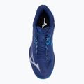 Buty do tenisa męskie Mizuno Wave Exceed Light 2 CC bellwether blue/ white/ fjord blue 5