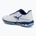Buty do tenisa damskie Mizuno Wave Exceed Light 2 CC white/ bellwether blue/ bel air blue 3