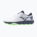 Buty do tenisa męskie Mizuno Wave Enforce Court CC white/ vintage indigo/ neo mint