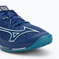 Buty do tenisa męskie Mizuno Wave Exceed Tour 6 CC bellwether blue/ white/ fjord blue 7