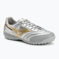 Buty piłkarskie męskie Mizuno Morelia Sala Pro TF galaxy silver/gold/gold
