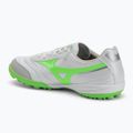 Buty piłkarskie męskie Mizuno Morelia Sala Pro TF white/neon green/galaxy silver 3