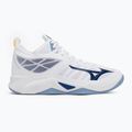 Buty do siatkówki Mizuno Wave Dimension Mid white/bellwether blue/belairblu 2