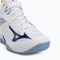 Buty do siatkówki Mizuno Wave Dimension Mid white/bellwether blue/belairblu 7