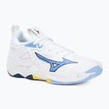 Buty do siatkówki Mizuno Wave Momentum 3 white/bellwether blue/bel air blue