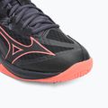 Buty do siatkówki Mizuno Thunder Blade Z black/neon flame/peacock blue 7