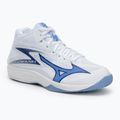 Buty do siatkówki Mizuno Thunder Blade Z Mid white/bellwether blue/bel air blue