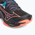Buty do siatkówki Mizuno Wave Lightning Z8 black/neon flame/peacock blue 7