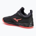 Buty do siatkówki Mizuno Wave Luminous 3 black/neon flame/peacock blue 3