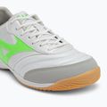 Buty piłkarskie męskie Mizuno Morelia Sala Pro IN white/neon green/galaxy silver 7