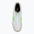 Buty piłkarskie męskie Mizuno Morelia Sala Elite IN white/neon green/galaxy silver 5