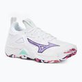 Buty do siatkówki damskie  Mizuno Wave Momentum 3 white/violet indigo/camellia rose