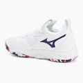 Buty do siatkówki damskie  Mizuno Wave Momentum 3 white/violet indigo/camellia rose 3