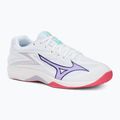Buty do siatkówki damskie Mizuno Thunder Blade Z white/violet indigo/camellia rose