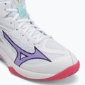 Buty do siatkówki damskie Mizuno Thunder Blade Z Mid white/violet indigo/camelliaros 7