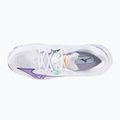Buty do siatkówki damskie Mizuno Wave Lightning Z8 white/violet indigo/camelliaros 11