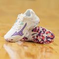 Buty do siatkówki damskie Mizuno Wave Lightning Z8 white/violet indigo/camelliaros 13