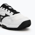 Buty do tenisa męskie Mizuno Break Shot 5 CC white/ black/ harbor mist 7