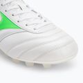 Buty piłkarskie męskie Mizuno Morelia II Japan Md white/neon green/galaxy silver 7