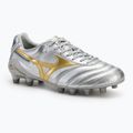 Buty piłkarskie męskie Mizuno Morelia Dna Japan Md galaxy silver/gold/gold