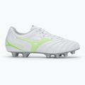 Buty piłkarskie Mizuno Monarcida Neo III Select Md white/neon green 2