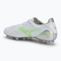 Buty piłkarskie Mizuno Morelia Neo IV Pro Md white/neon green/cool gray 3c 3
