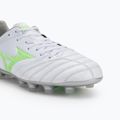 Buty piłkarskie Mizuno Morelia Neo IV Pro Md white/neon green/cool gray 3c 7