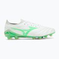 Buty piłkarskie męskie Mizuno Morelia Neo IV Β Elite MD white/neon green/cool gray 3c 2