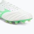 Buty piłkarskie męskie Mizuno Morelia Neo IV Β Elite MD white/neon green/cool gray 3c 7