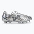 Buty piłkarskie dziecięce Mizuno Monarcida Neo III Select Jr Md galaxy silver/8605 c/gold 2