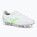 Buty piłkarskie męskie Mizuno Morelia Neo IV Pro Mix white/neon green/cool gray 3c