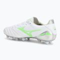 Buty piłkarskie męskie Mizuno Morelia Neo IV Pro Mix white/neon green/cool gray 3c 3