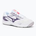 Buty do siatkówki damskie Mizuno Cyclone Speed 5 white/violet indigo/camellia rose
