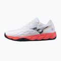Buty do tenisa męskie Mizuno Wave Enforce Court AC white/baritone blue/calypso coral 8