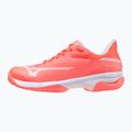 Buty do tenisa damskie Mizuno Wave Exceed Court CC W calypso coral/white/barely pink 8