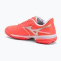 Buty do tenisa damskie Mizuno Wave Exceed Court CC W calypso coral/white/barely pink 3