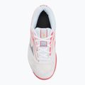 Buty do tenisa dziecięce Mizuno Break Shot 5 Jr CC white/blue granite/calypso coral 5