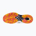 Buty do badmintona Mizuno Wave Claw 3 white/citrus/calypso coral 12