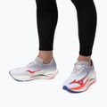 Buty do biegania męskie Mizuno Wave Rebellion Flash 3 white/fiery coral 2/iris bloom 10