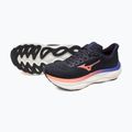 Buty do biegania damskie Mizuno Wave Sky 9 odyssey gray/striking coral/iris bloom 9