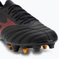 Buty piłkarskie męskie Mizuno Morelia Neo IV Beta Elite Mix SG black/morelia 40th red/black 7