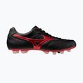 Buty piłkarskie męskie Mizuno Morelia II Elite FG black/morelia 40th red/black sand 8