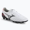 Buty piłkarskie męskie Mizuno Morelia Neo IV Pro MD white/black/chinese red