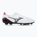 Buty piłkarskie męskie Mizuno Morelia Neo IV Pro MD white/black/chinese red 2